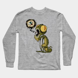 Covid-19 Lizard Person Long Sleeve T-Shirt